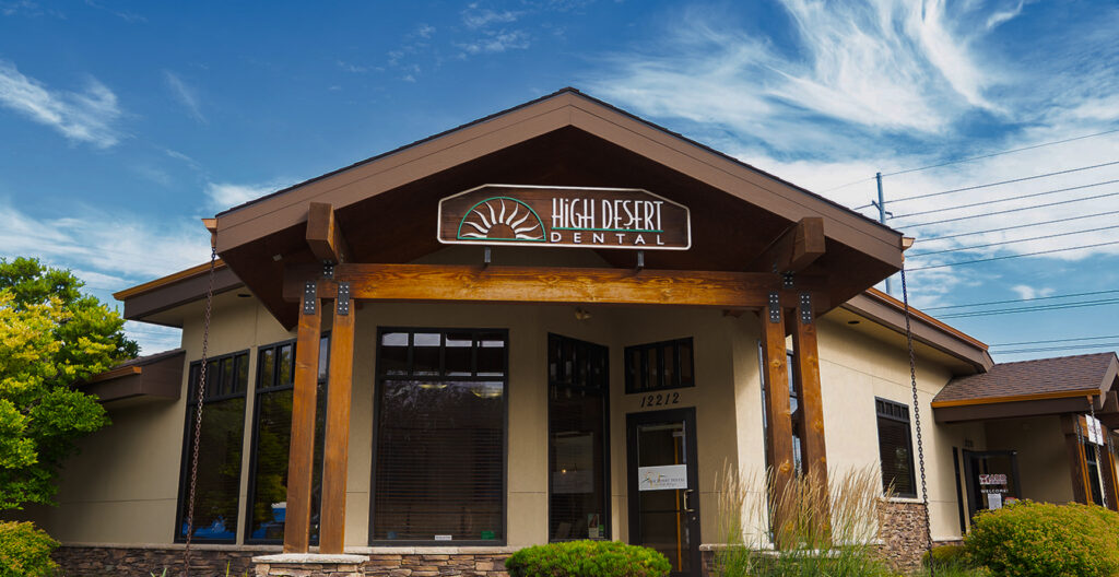 Outside Looking At The Front Of The High Desert Dental Office